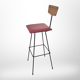 Tabouret de bar par Maria Witzemann pour Erwin Behr, Allemagne 1950