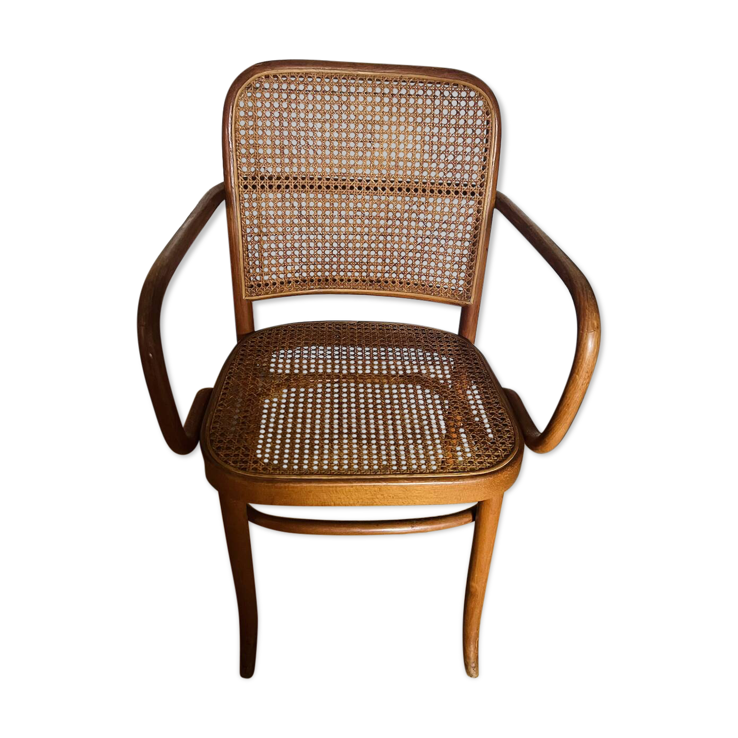 Fauteuil 811 ou Prague, Josef Hoffmann pour Thonet, circa 1930