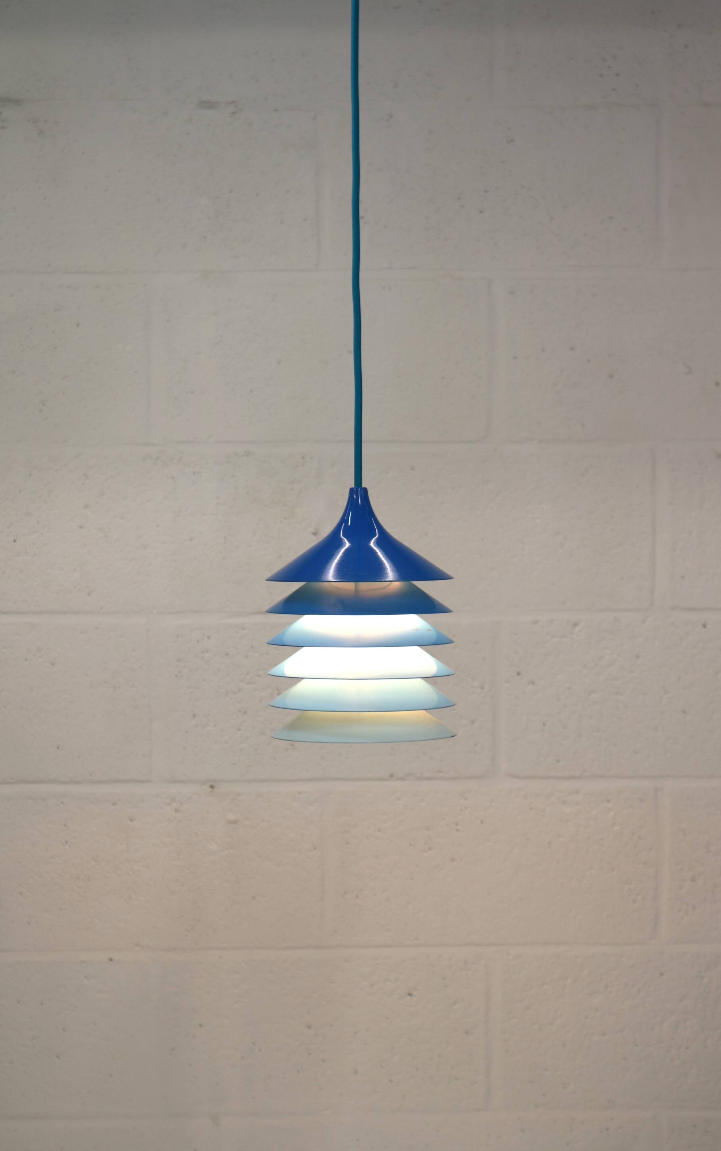 Vintage IKEA original blue lamp - Duett T202 - Bent Gantzel Boysen design