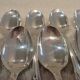 12 silver-plated mocha spoons by Christofle Marly, 10cm