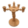 Scandinavian wooden candlestick holder
