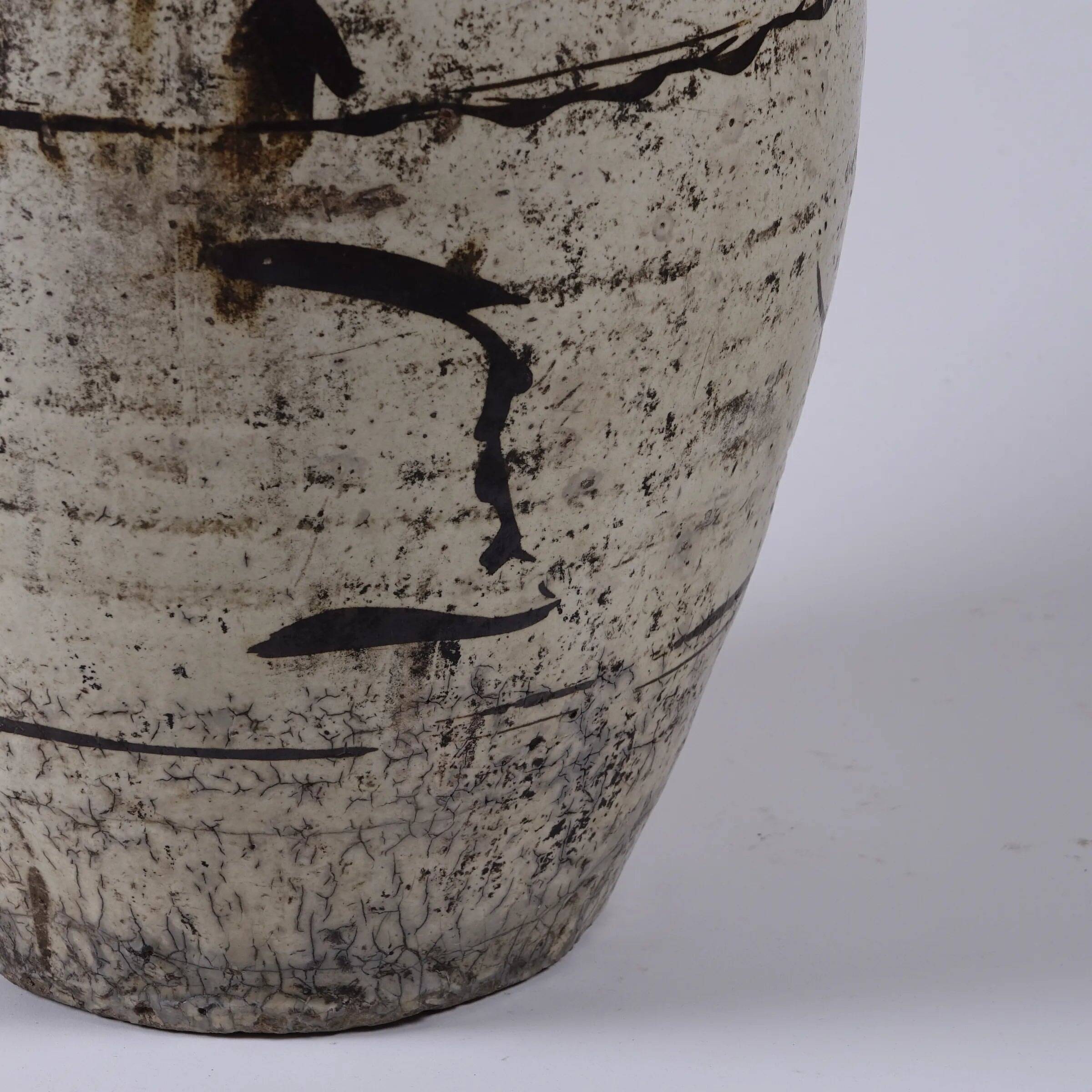 Cizhou - Chinese glazed alcohol jar no. 3