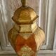 Ceramic lamp with Venetian decor