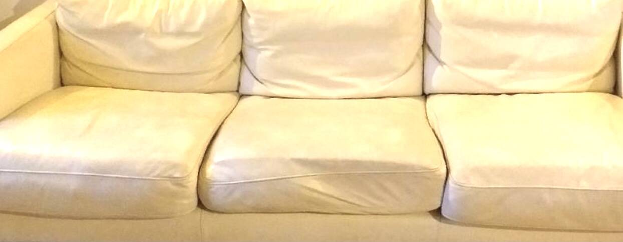 Roche Bobois 3-seater leather sofa