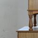 Vintage 1970 Danish Brutalist Light Oak Dining Cabinet, Henning Kjærnulf style