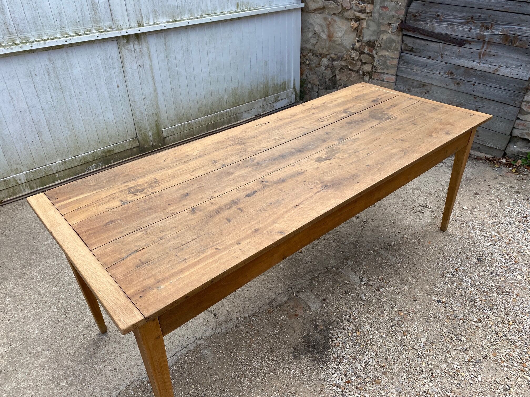 Solid oak farmhouse table 1900