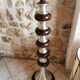 Space Age brushed aluminum floor lamp