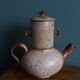 Tea or coffee service in Puisaye stoneware, signed Jean-Pierre Prud’homme