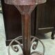 Tabouret d’atelier ancien bois et fer forgé – H 82 cm
