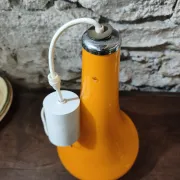 Suspension opaline orange vintage