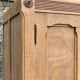 Parisian paneled cabinet in raw wood, 1940