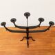 Brutalist Metal Candle Holder