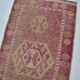 Tapis de couloir géométrique turc Oushak Sku 2178