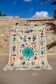 Tapis kilim suzani blanc bleu multicolore – 240x170 cm