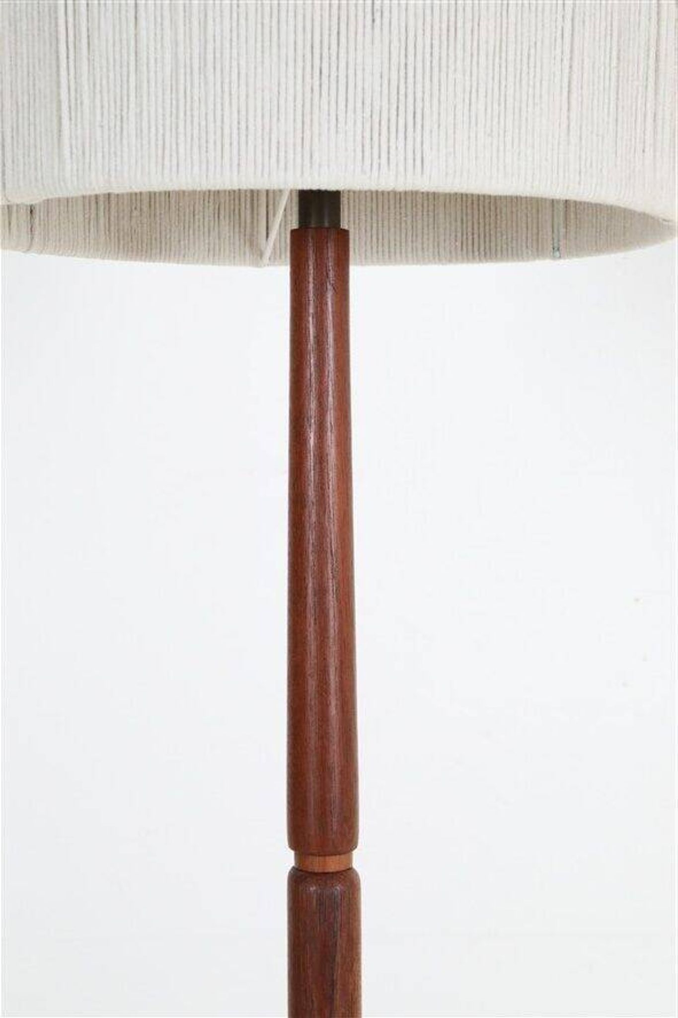 Mid-century teak floor lamp / Danish modern design / 1960s