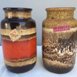 Deux vases Scheurich West Germany, années 60