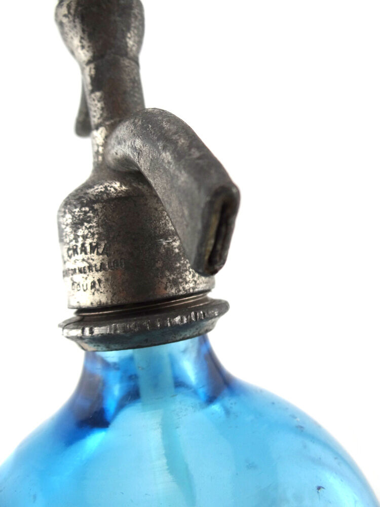 Siphon à eau de seltz bleu saint-malo