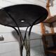 Table de jardin Eiffel en fer forgé riveté du XIXe