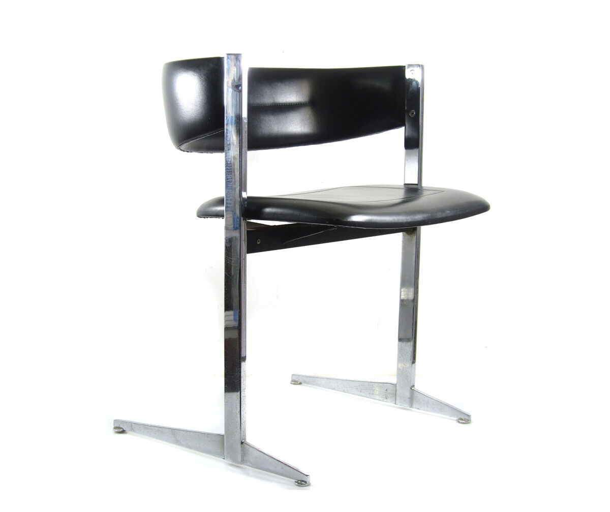 Sixties chrome vintage dining chairs