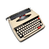 Brown brownsviga brother typewriter revised new ribbon