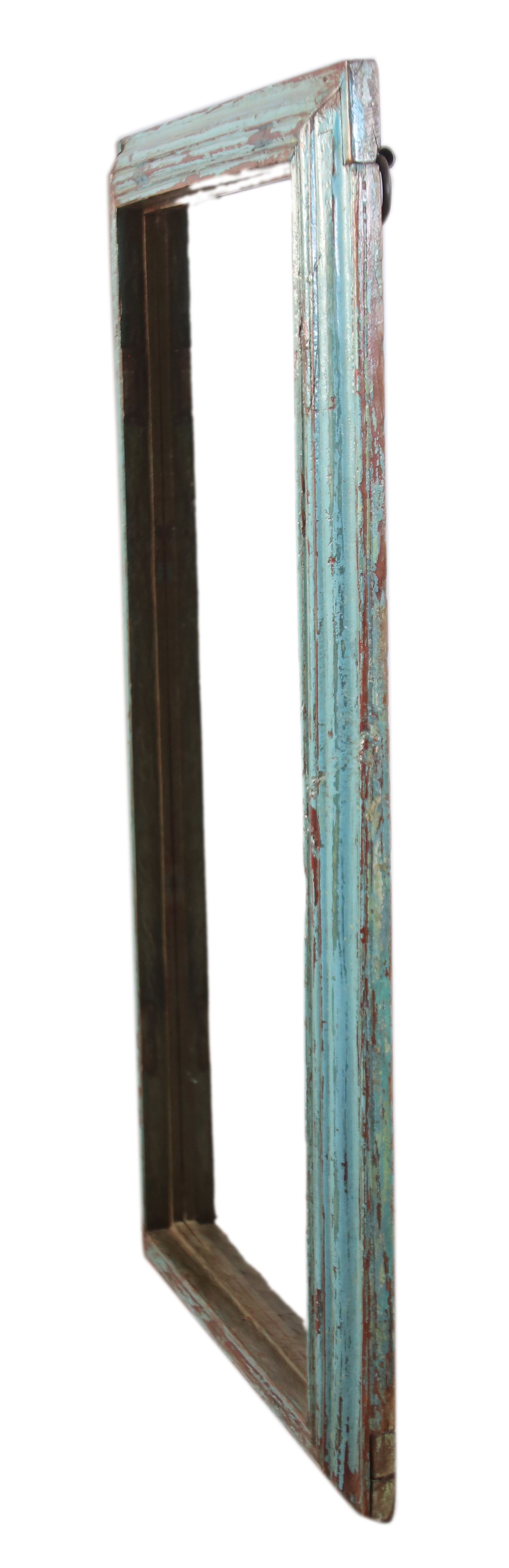 Ancient Burmese teak mirror