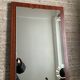 Scandinavian mirror in solid teak from the 60s-70s.