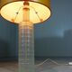 Set of 2 large glass table lamps 1960’s