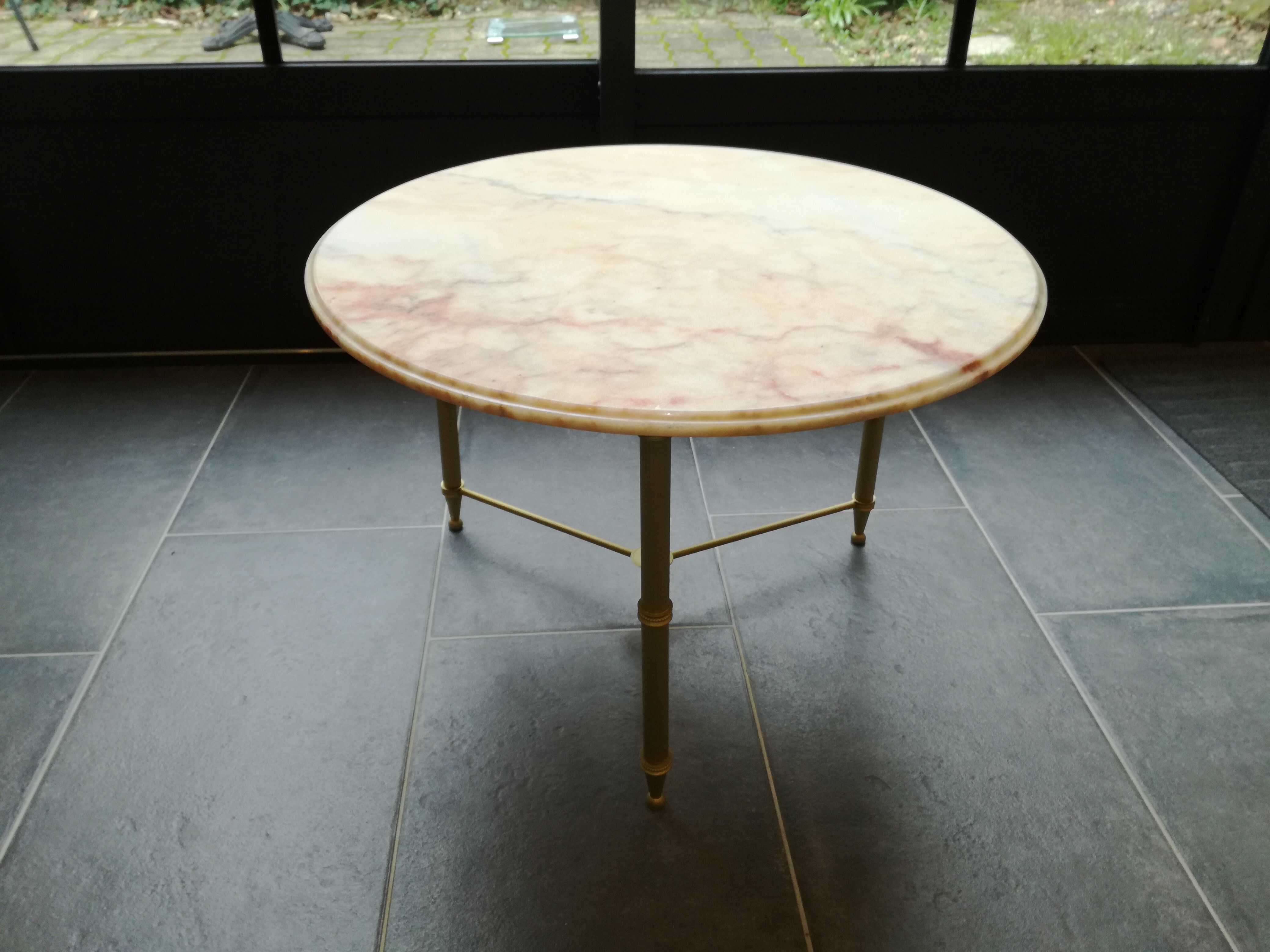 Table basse onyx