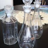 2 Fidenza glass carafes