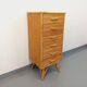 Commode chiffonnier vintage en rotin des années 70
