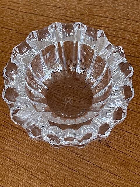 Crystal ashtray from france