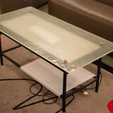 Illuminated coffee table R. Mathieu 517