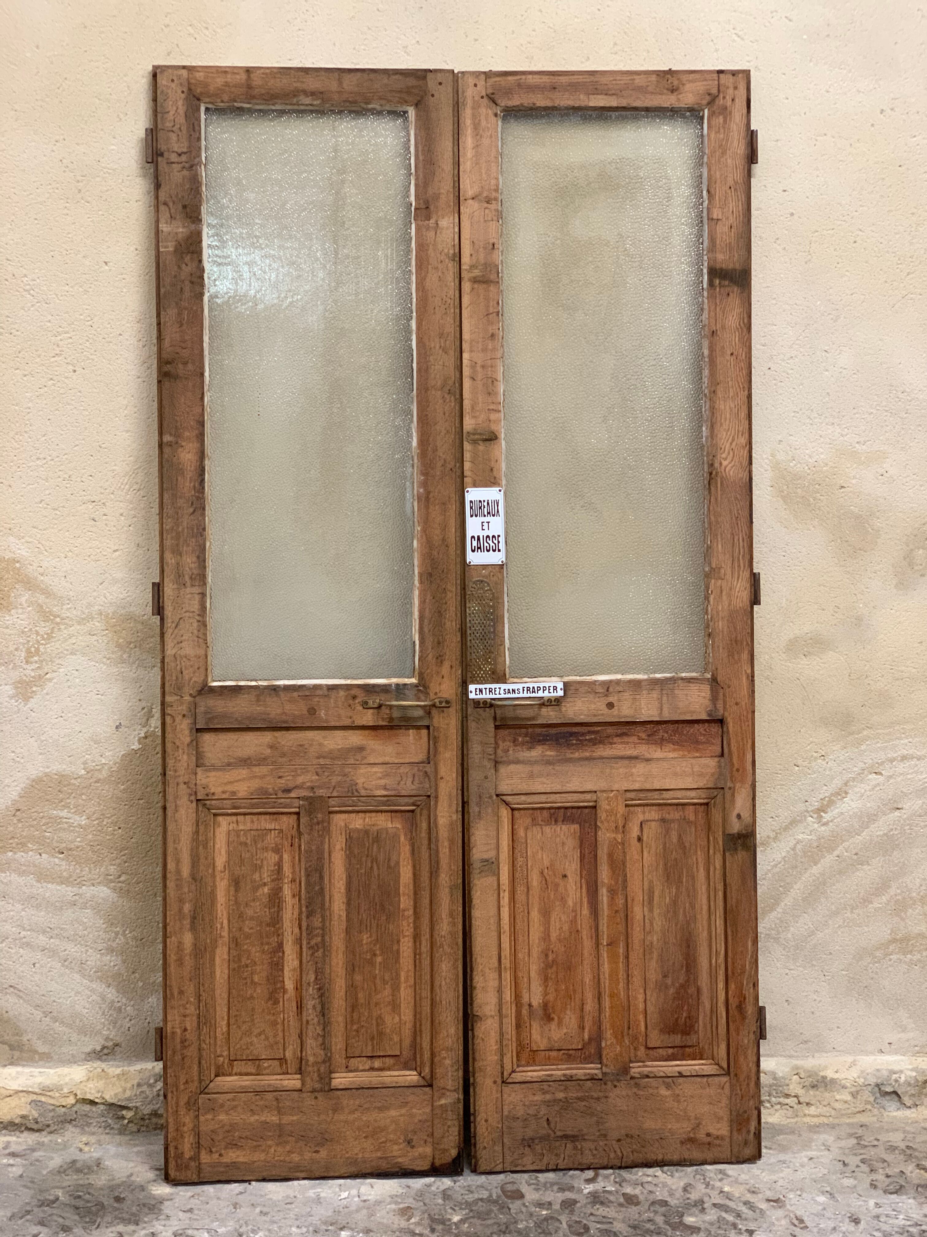 Pair of bank doors 1920