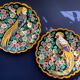 Enamelled ceramic dishes Cerdazur Monaco 1950