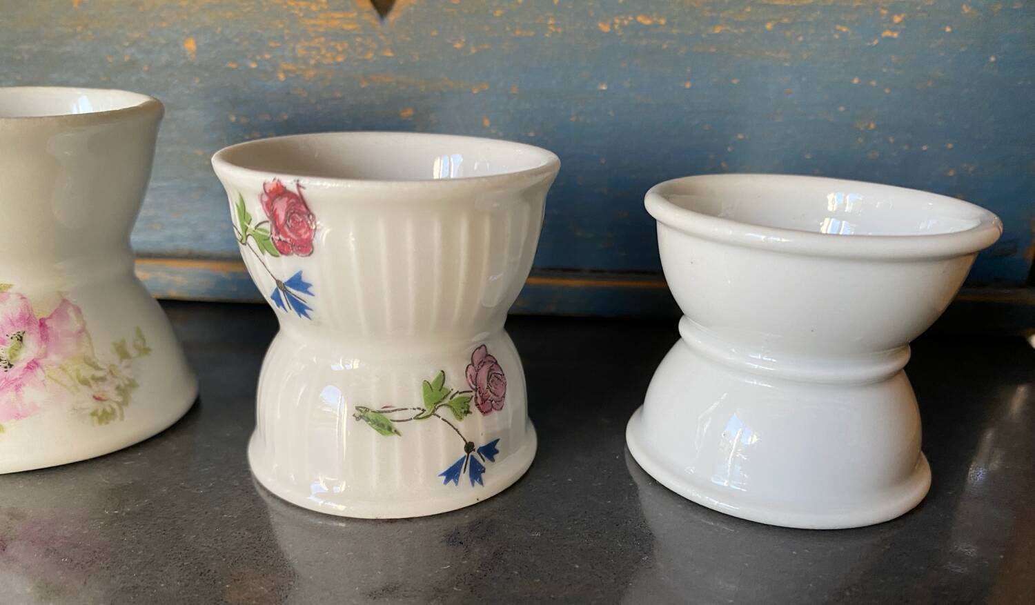 Lot de 3 coquetiers diabolos anciens