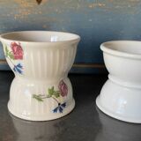 Set of 3 old diabolo egg cups