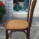 Bistro chair with buchon brand plate