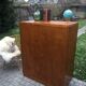 Armoire basse vintage 1960 en bois clair