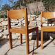 Paire de chaises maison Regain en orme