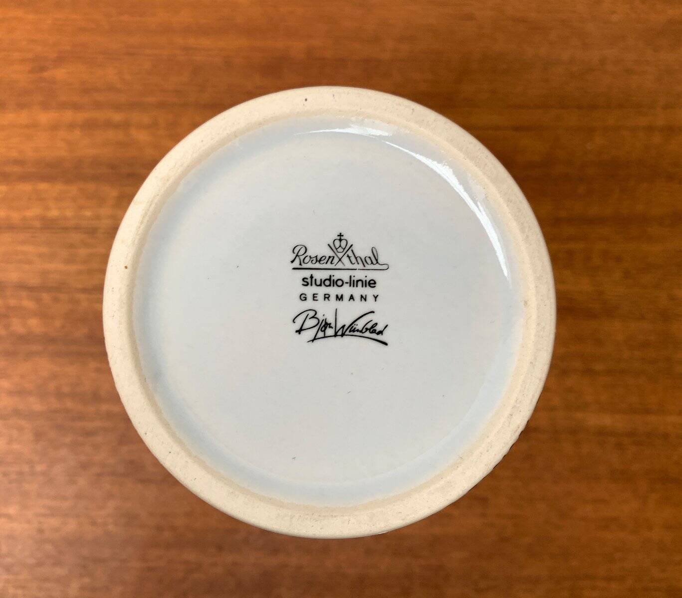 Large Flora German Vase from the Mid-Century by Bjørn Wiinblad for Rosenthal, 1960s