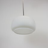 Art deco big glass pendant lamp, 1930s