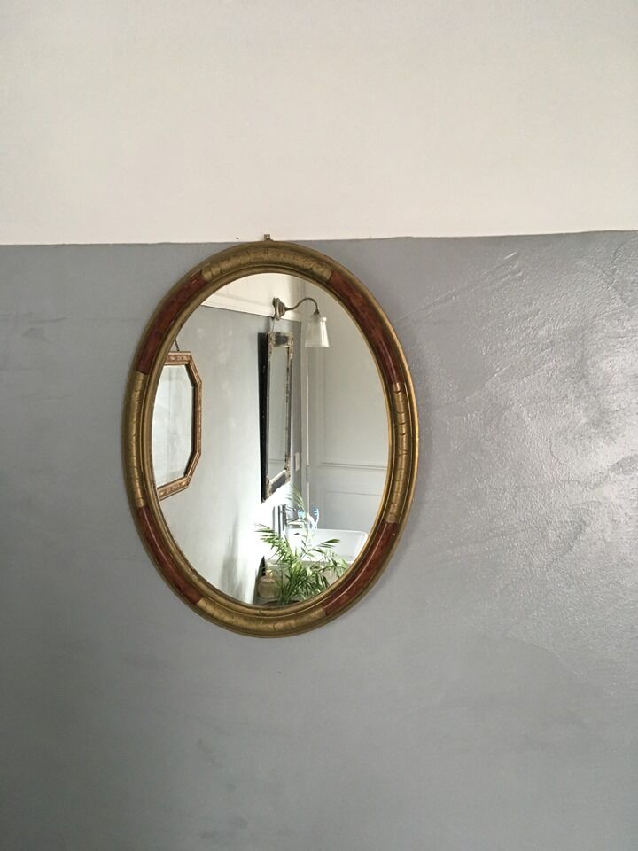 Miroir ovale
