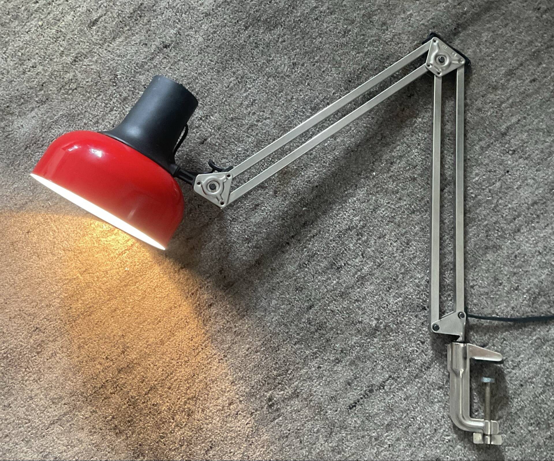 Industrial lamp P12 by Lival Finland from the 1970s.