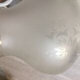 Wall lamp in enamelled cast iron