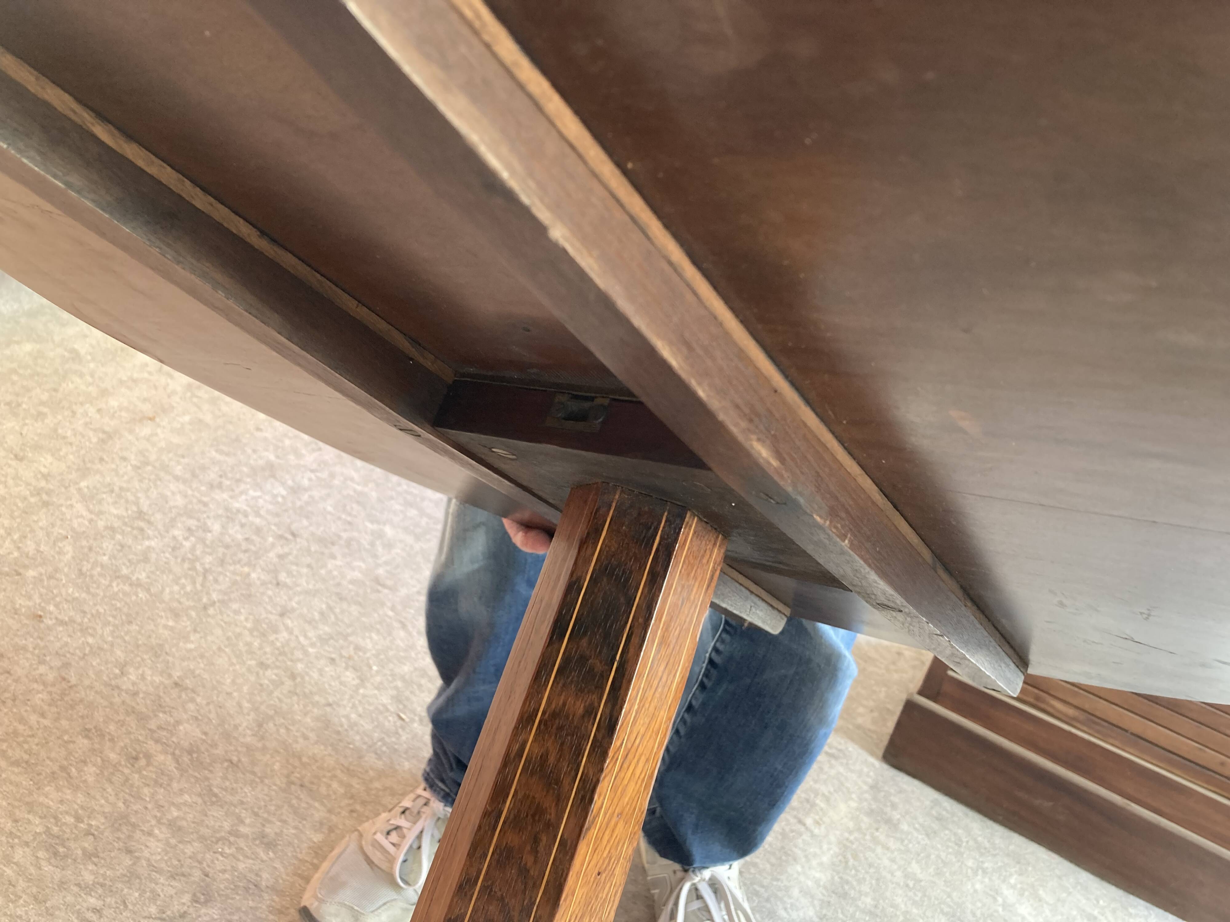 Charles X period pedestal table.