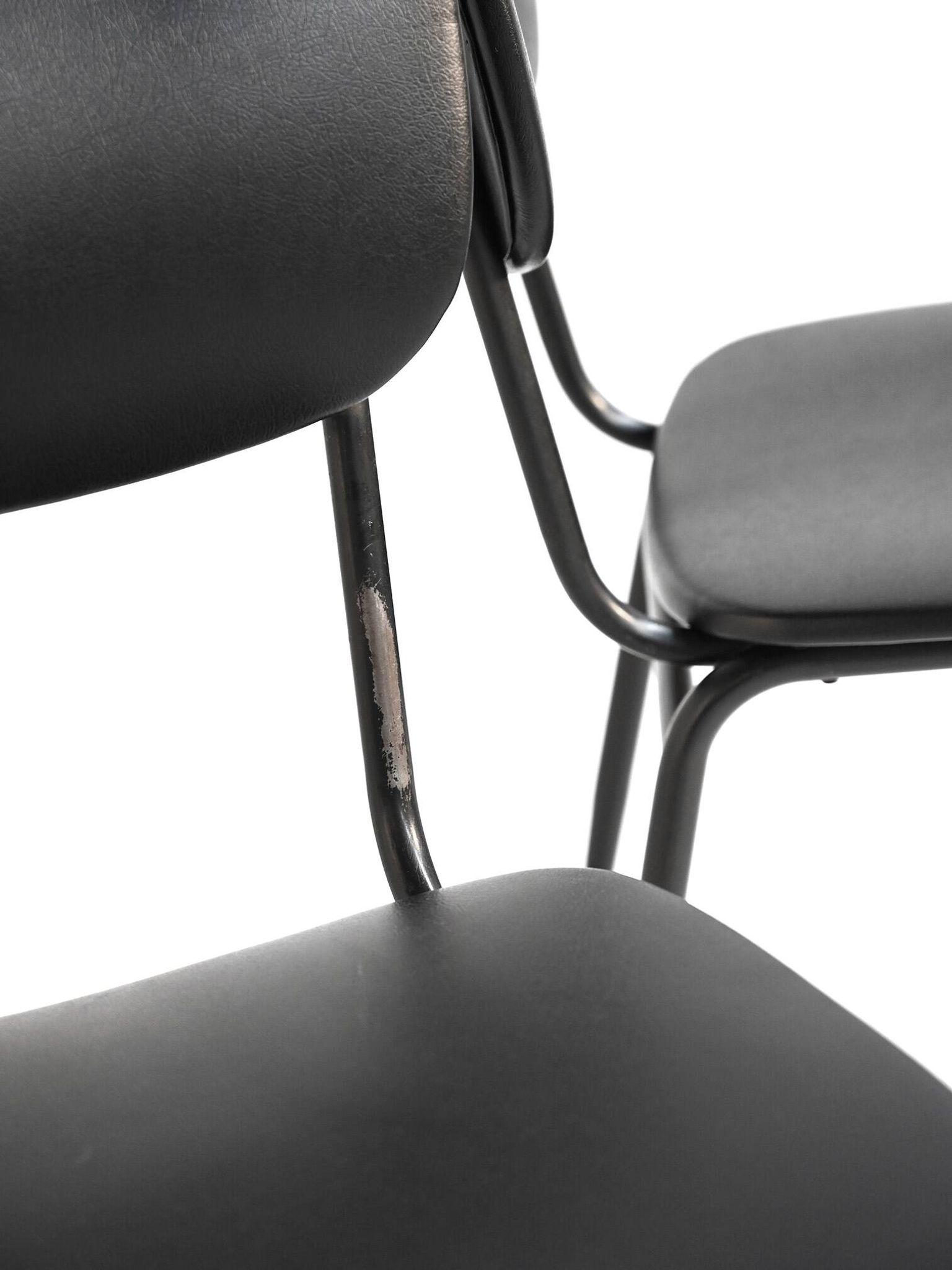 Set of 6 Olivetti Italian vintage chairs 1960s