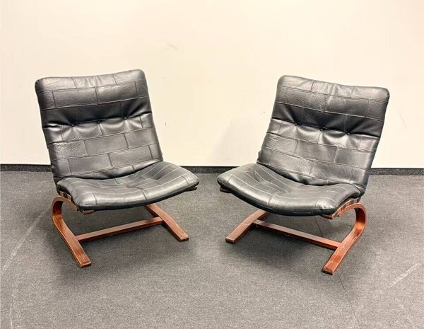 Fauteuil Rybo Rykken original - Vintage scandinave des années 60/70 (prix pour un)