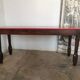 Wooden bistro table