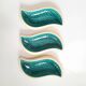 3 x Verceram earthenware leaf dishes from the 60s