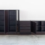 IBISCO display cabinet - set of 4 modular modules, 1970s